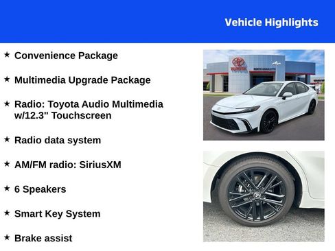Used 2025 Toyota Camry SE w/ Multimedia Upgrade Package FWD image 4