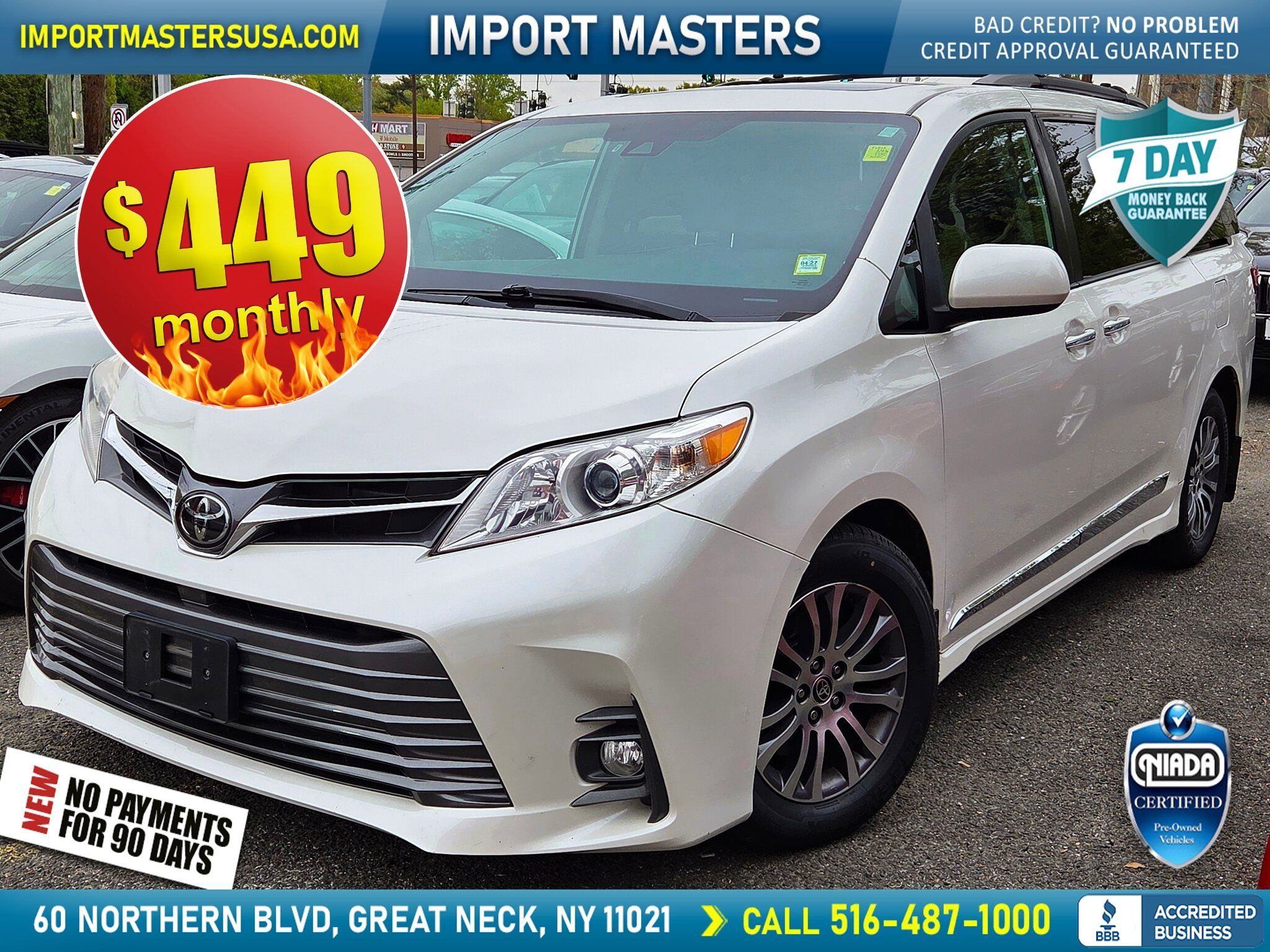 Used 2020 Toyota Sienna XLE FWD image 1