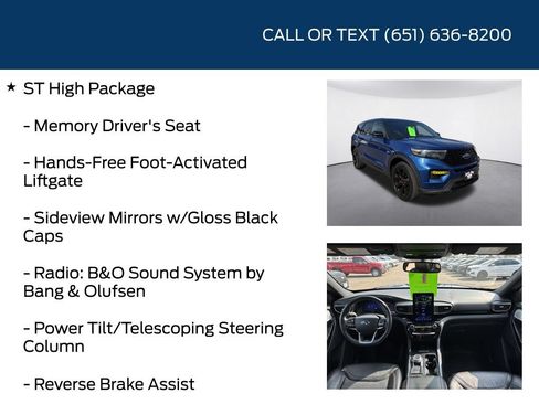 Used 2022 Ford Explorer ST w/ Equipment Group 401A AWD/4WD image 20