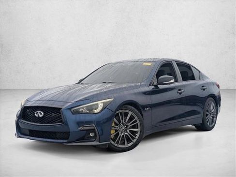 Used 2018 INFINITI Q50 Red Sport 400 w/ Proactive Package image 1