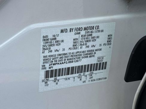 Used 2018 Ford Edge Sport w/ Equipment Group 401A AWD/4WD image 30