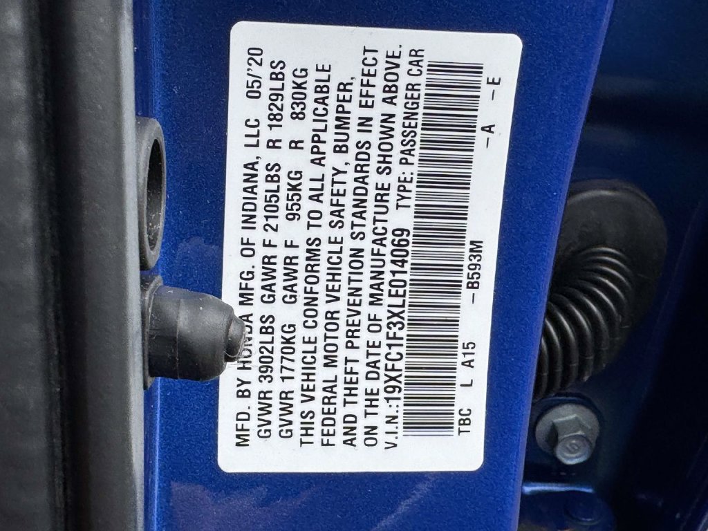 Used 2020 Honda Civic EX image 28