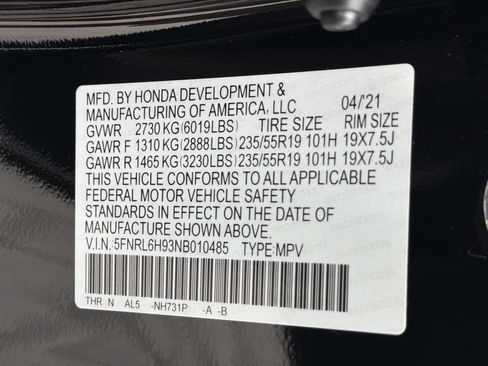 Used 2022 Honda Odyssey Elite image 36