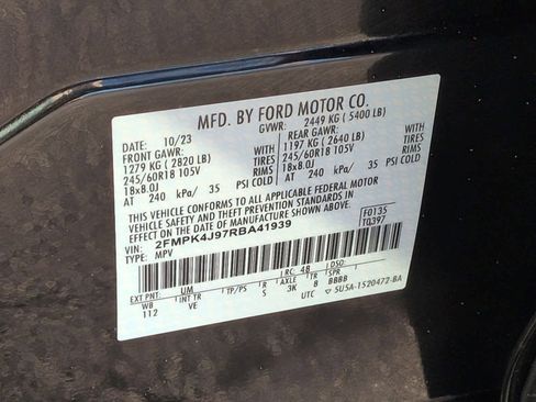 Certified 2024 Ford Edge SEL image 36