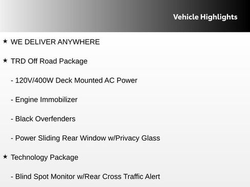 Used 2023 Toyota Tacoma TRD Off-Road w/ Technology Package AWD/4WD image 9