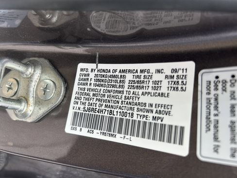 Used 2011 Honda CR-V EX-L image 14