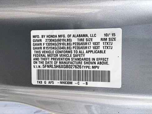 Used 2016 Honda Odyssey EX-L image 34