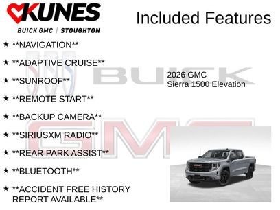 New 2026 GMC Sierra 1500 Elevation w/ Elevation Premium Package