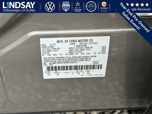 Used 2023 Lincoln Nautilus Reserve w/ Equipment Group 201A image 27