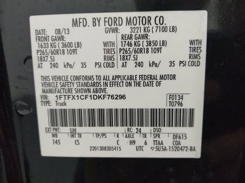 Used 2013 Ford F150 STX w/ Mid Equipment Group RWD image 33
