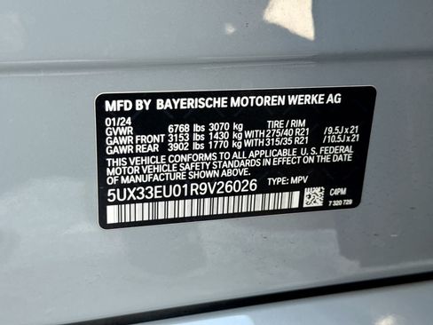 Used 2024 BMW X5 M60i w/ Parking Assistance Package AWD/4WD image 42