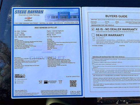 Used 2022 Genesis GV70 2.5T w/ Select Package image 27