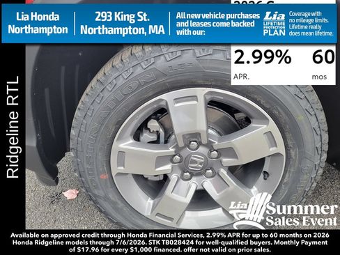 New 2026 Honda Ridgeline RTL image 11