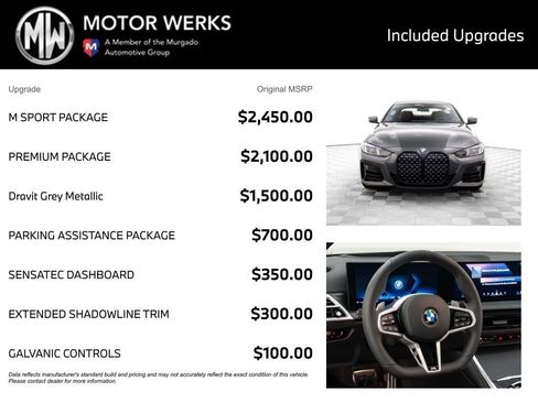 New 2026 BMW 430i xDrive Coupe w/ M Sport Package AWD/4WD image 4