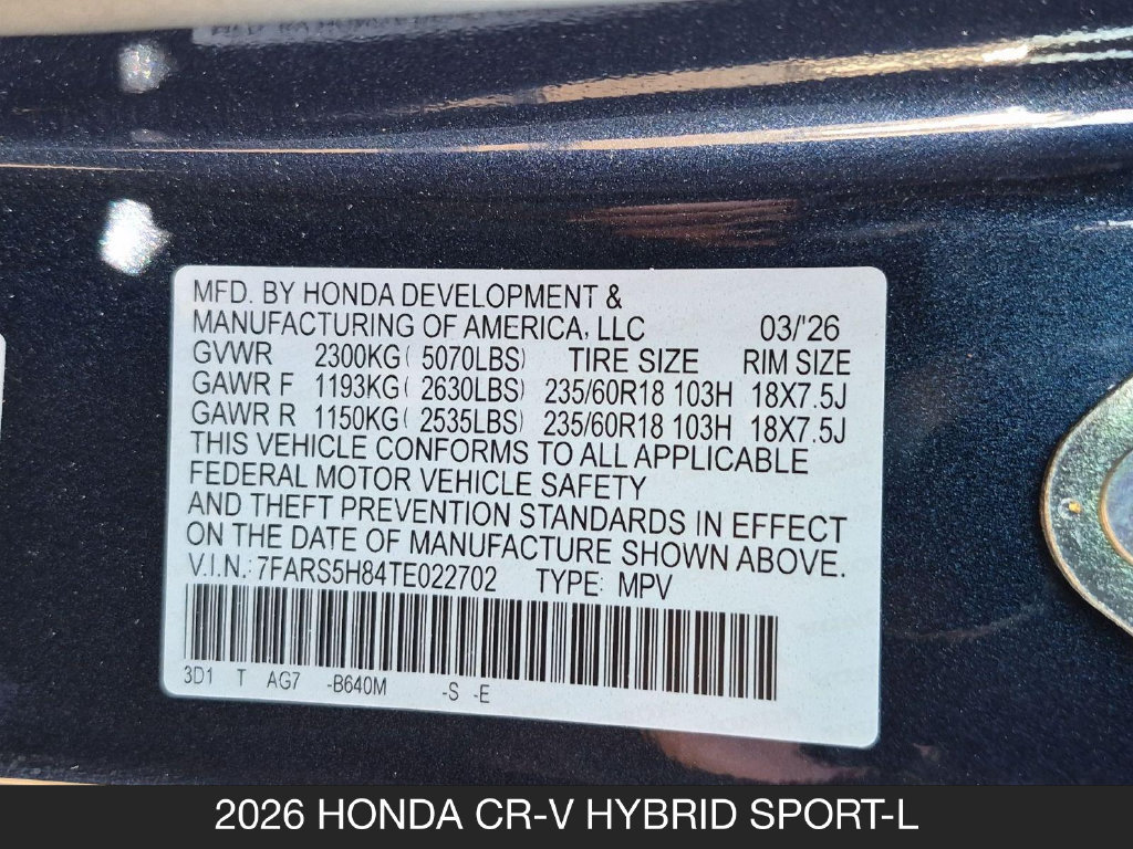 Used 2026 Honda CR-V Sport-L image 26