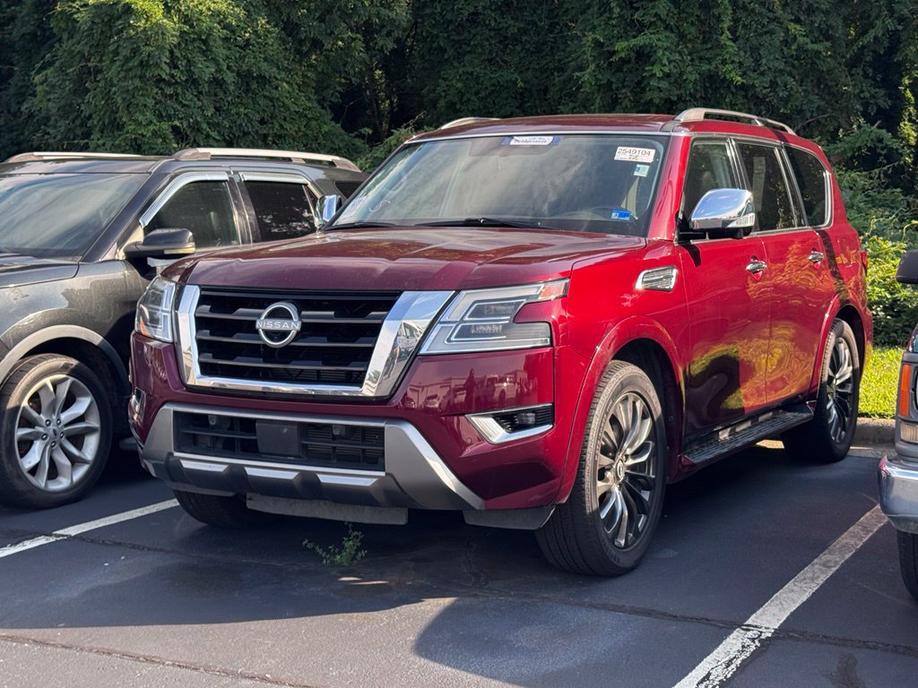 Used 2023 Nissan Armada Platinum w/ Captain's Chairs Package RWD image 2