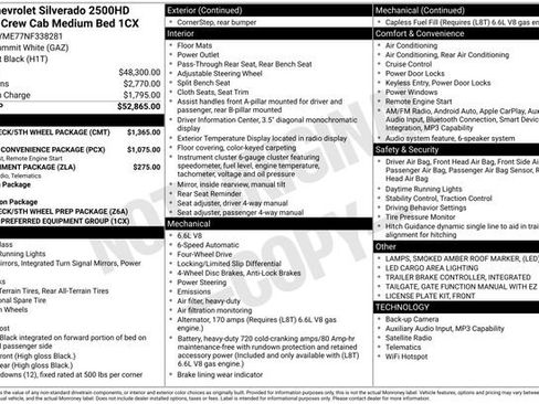 Used 2022 Chevrolet Silverado 2500 Custom w/ Gooseneck/5TH Wheel Package image 2