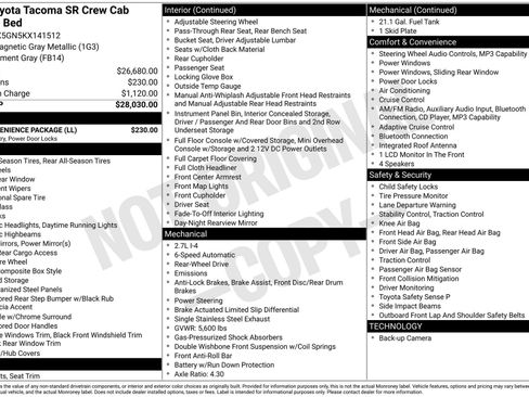 Used 2019 Toyota Tacoma SR w/ SR Convenience Package RWD image 40