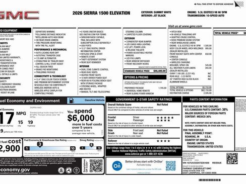 New 2026 GMC Sierra 1500 Elevation w/ Preferred Package AWD/4WD image 4