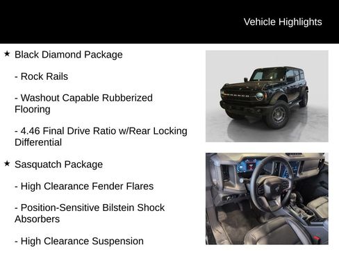 Used 2025 Ford Bronco Big Bend w/ Black Diamond Package image 16