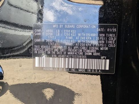 Certified 2025 Subaru Outback Premium w/ Popular Package #1A image 30