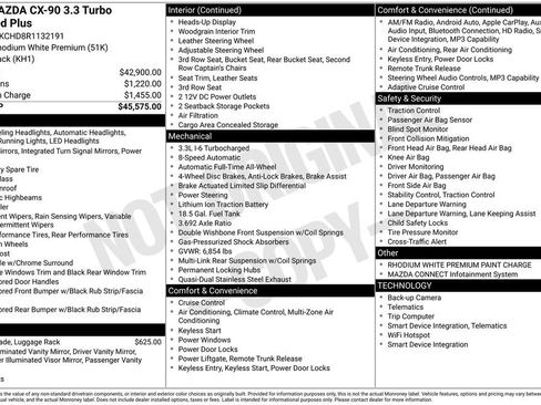 Used 2024 MAZDA CX-90 3.3 Turbo w/ Preferred Plus image 40