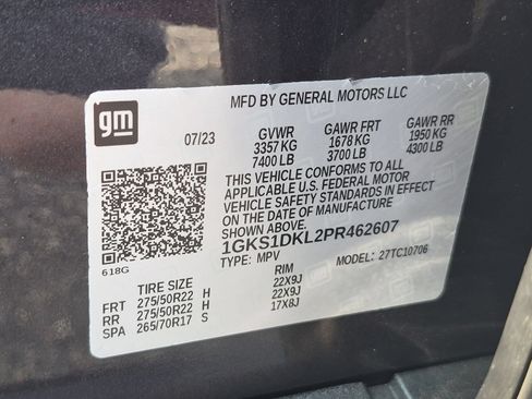 Certified 2023 GMC Yukon Denali w/ Denali Reserve Package RWD image 37