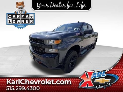 Used 2021 Chevrolet Silverado 1500 Custom Trail Boss AWD/4WD image 1