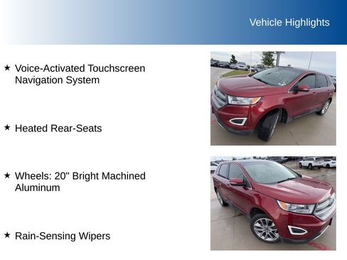 Used 2018 Ford Edge Titanium w/ Equipment Group 302A FWD image 11