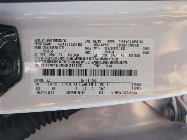 Used 2019 Ford F150 XLT w/ Equipment Group 302A Luxury AWD/4WD image 14
