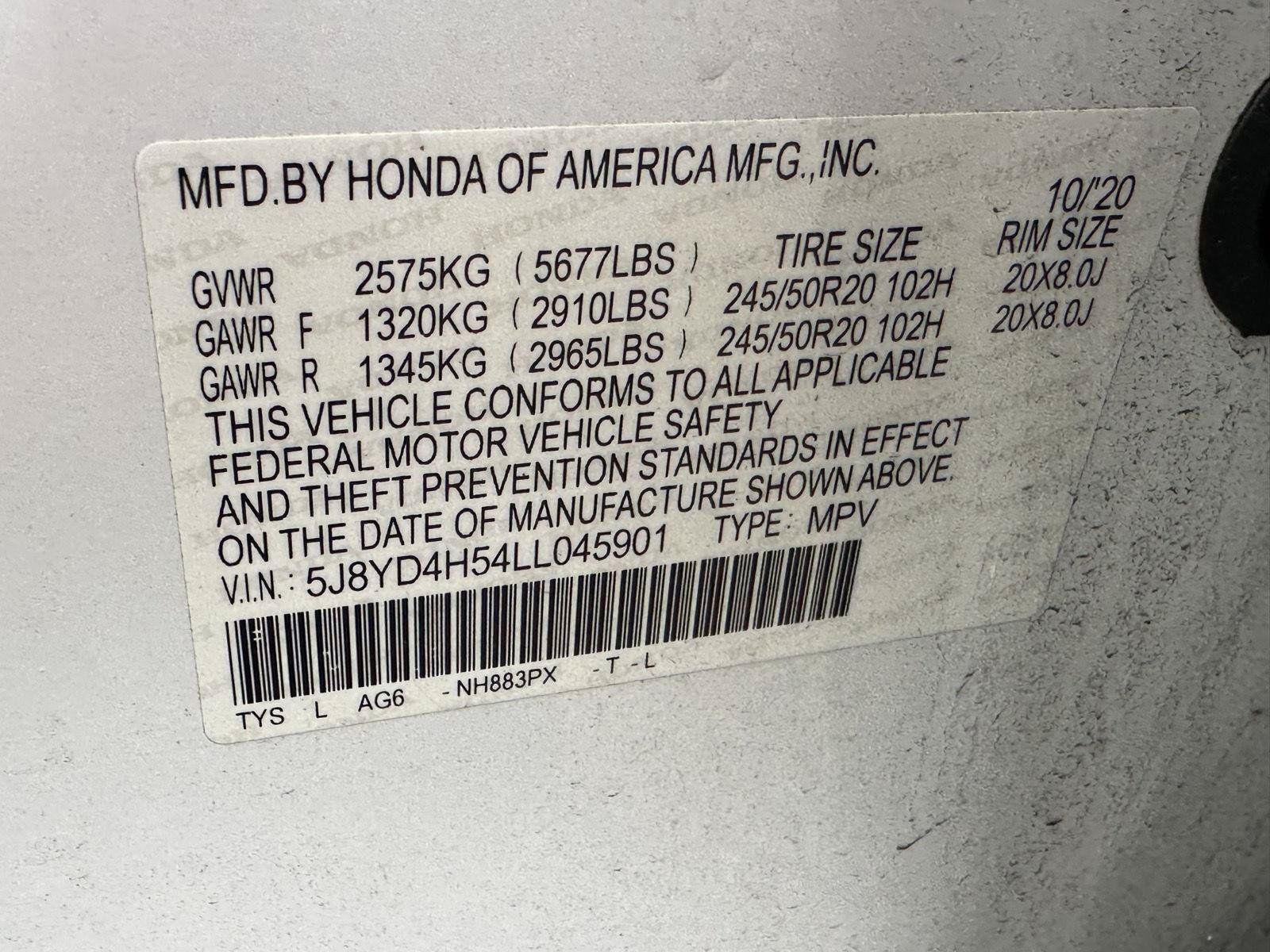 Used 2020 Acura MDX w/ Technology Package AWD/4WD image 13
