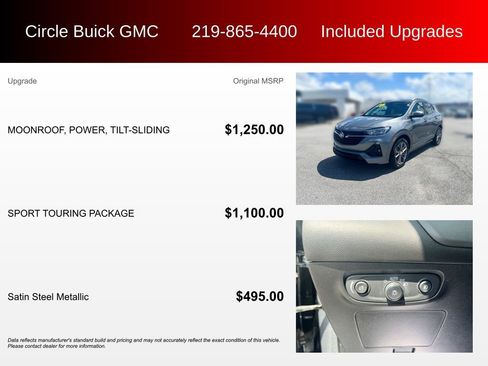 Used 2020 Buick Encore GX Preferred w/ Sport Touring Package FWD image 3