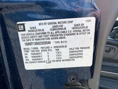Used 2002 Chevrolet TrailBlazer LTZ AWD/4WD image 43
