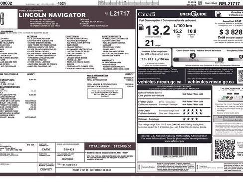 Used 2024 Lincoln Navigator Reserve w/ Equipment Group 201A AWD/4WD image 1