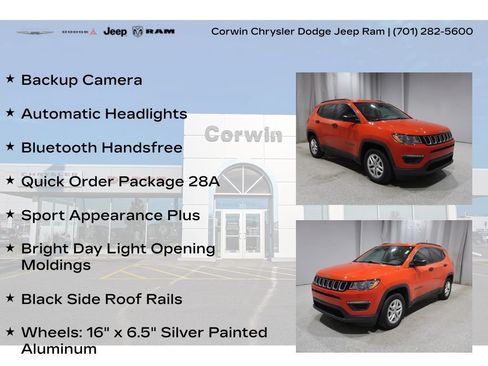 Used 2020 Jeep Compass Sport FWD image 8