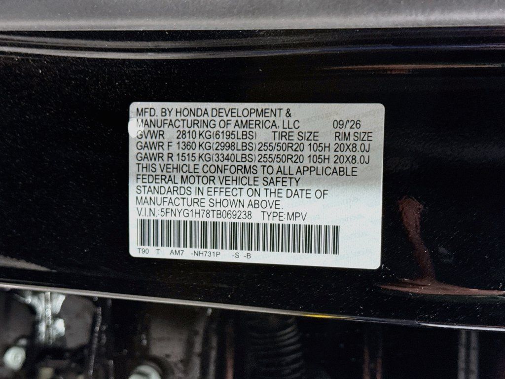 New 2026 Honda Pilot Touring image 25