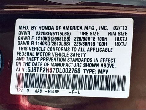 Used 2013 Honda Crosstour EX-L image 35