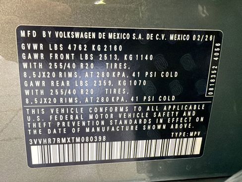 New 2026 Volkswagen Tiguan SE R-Line FWD image 20