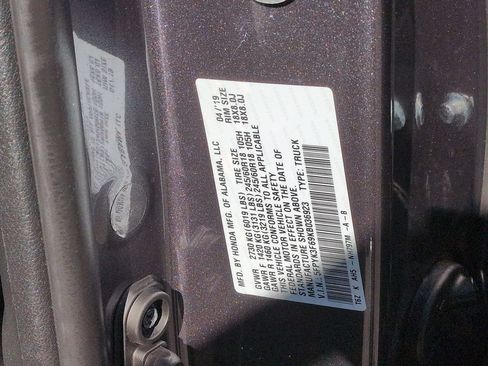 Used 2019 Honda Ridgeline RTL-T image 32