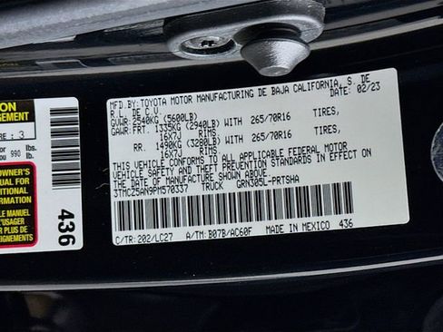 Certified 2023 Toyota Tacoma TRD Off-Road w/ TRD Premium Off Road Package image 32