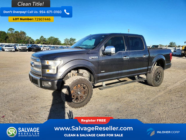 Used 2016 Ford F150 Platinum RWD image 1