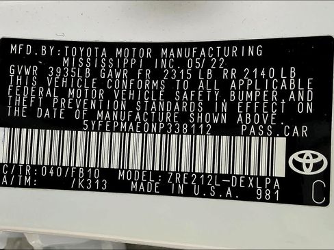 Used 2022 Toyota Corolla LE FWD image 35