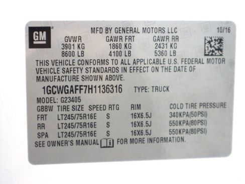 Used 2017 Chevrolet Express 2500 image 35