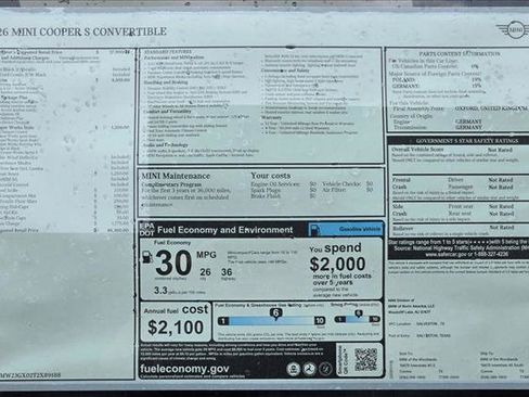 Used 2026 MINI Cooper S FWD image 18