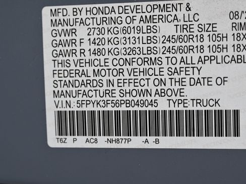 Used 2023 Honda Ridgeline RTL image 21
