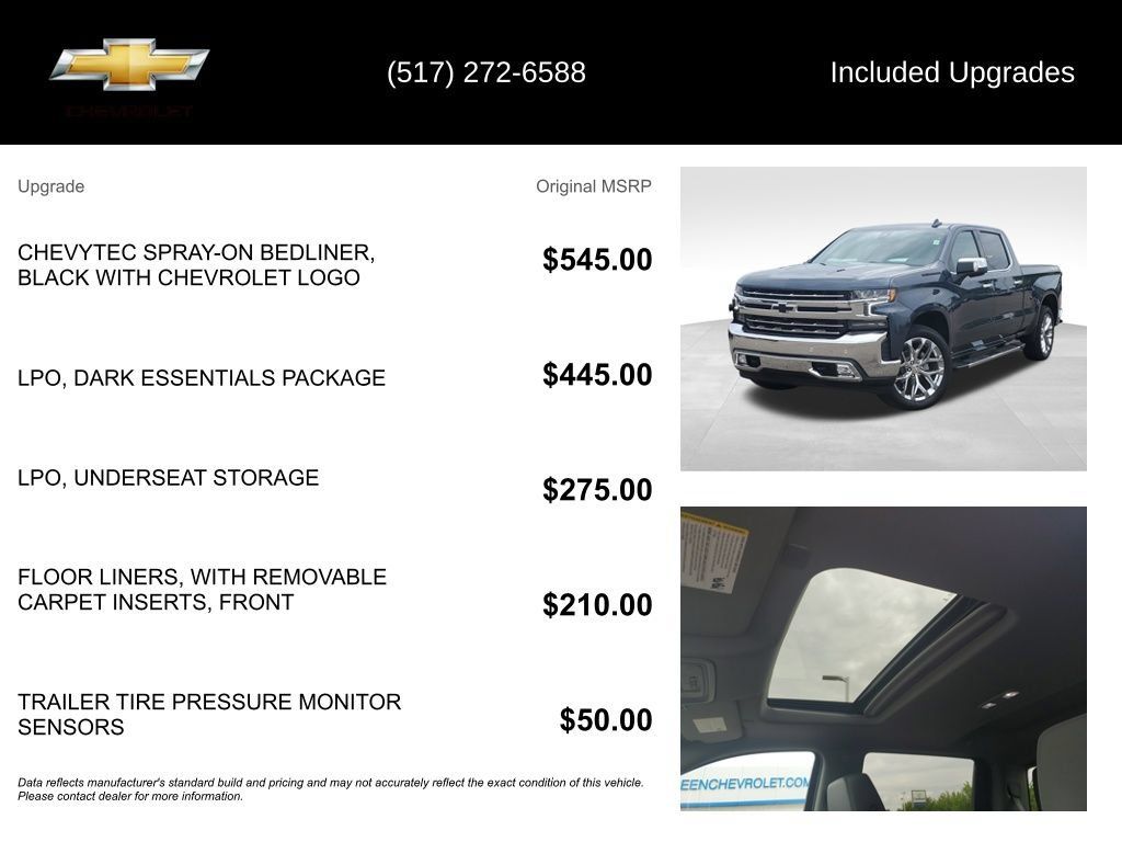 Used 2021 Chevrolet Silverado 1500 LTZ w/ Technology Package AWD/4WD image 6