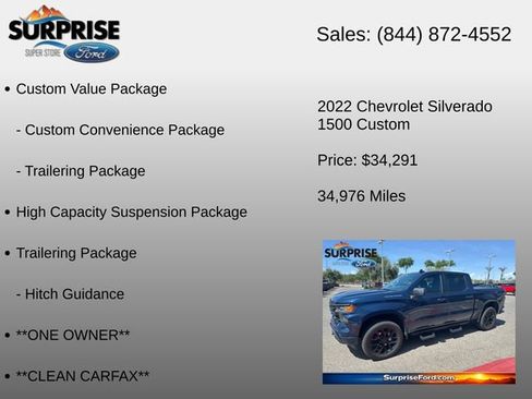 Used 2022 Chevrolet Silverado 1500 Custom AWD/4WD image 27
