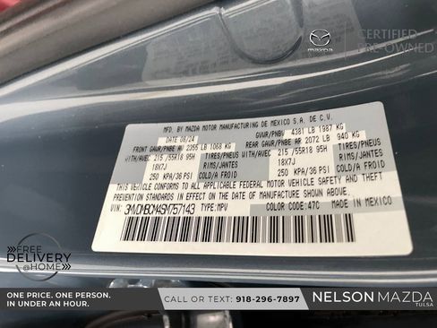 Certified 2025 MAZDA CX-30 AWD 2.5 S w/ Preferred Package image 52