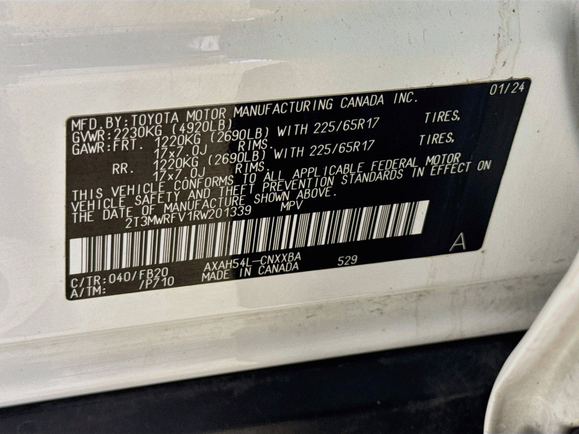 Certified 2024 Toyota RAV4 LE AWD/4WD image 27