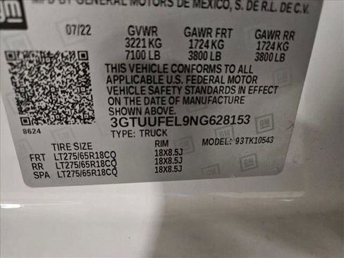 Used 2022 GMC Sierra 1500 AT4X image 23